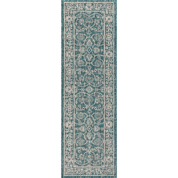 Palazzo Vine And Border Textured Weave Indoor/outdoor Area Rug